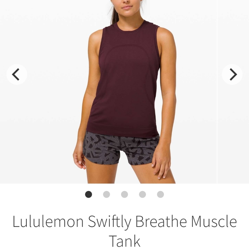 Lululemon Swiftly Breathe Muscle Tank